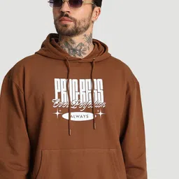 Bene Kleed Men Printed Hooded Sweatshirt image 5