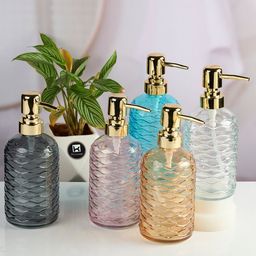 Kookee Transparent Glass Handwash Soap Dispenser-picture-29