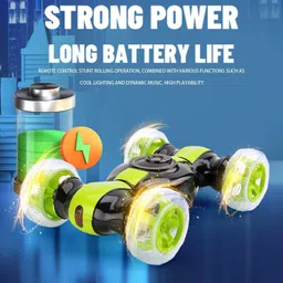magic toys Remote Control Car, RC Stunt Car Invincible 360°Rolling Twister image 4