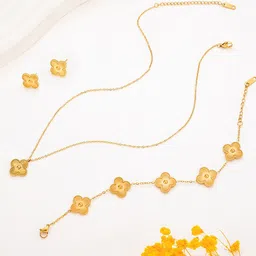 Jewels Galaxy Gold-Plated Jewellery Set image 3