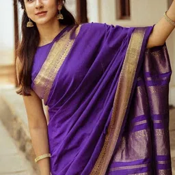 YASHASVI FASHION Silk Blend Saree image 4