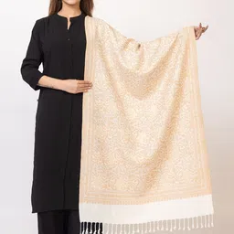 PASHGIRI Women Floral Embroidered Shawl-picture-22