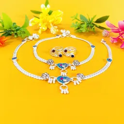 AamNa Enterprises Stone-Studded & Beaded Jewellery Set image 1