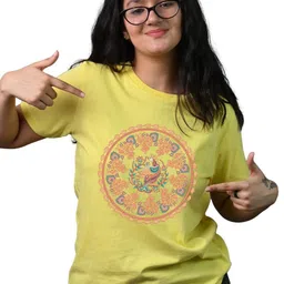 Tedhi Medhi Family Women Graphic Printed Round Neck Cotton T-shirt-image-53