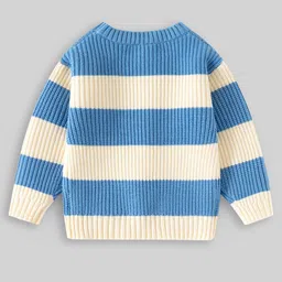YK Boys Self-Design Striped Pullover image 4