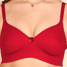 DressBerry Pack Of 2 Breathable Cotton Full Coverage Padded Bra image 4