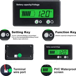 houseofcommon HIGH QUALITY Lcd Battery Capacity Indicator Voltmeter Voltage Probe and Tester Electronic Hobby Kit image 3