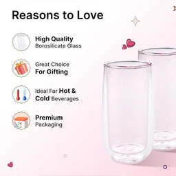 Kuber Industries Pink Solid Glass Matte Mugs Set of Cups and Mugs image 3