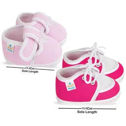 NESKA MODA Unisex Kids Cotton Booties image 2