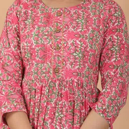 Loyster Printed A-Line Midi Dress image 3