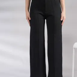 BlueWears Women High-Rise Easy Wash Trousers-picture-27