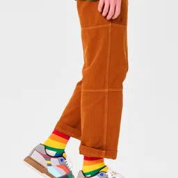 Happy Socks Unisex Striped Above Ankle Length Socks image 3