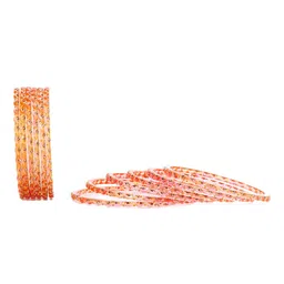 KOTTIAR CREATIONS Set Of 12 Crystal-Studded Bangles-picture-22