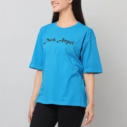 Linoges Women Typography Printed 1 T-shirt image 3