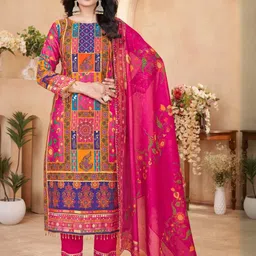 JAY NAGNATH FAB Printed Art Silk Kurta Sets-picture-46
