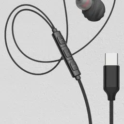 melborn Elite Type C Wired Earphone | Wired Headphones with Mic | High-Fidelity Sound, Wired Headset-picture-10