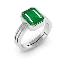 RRVGEM 8.00 KT Unisex Emerald Ring image 1