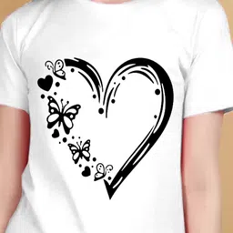 Kasendra Graphic Printed Round Neck Graphic Regular Fit T-shirt image 2