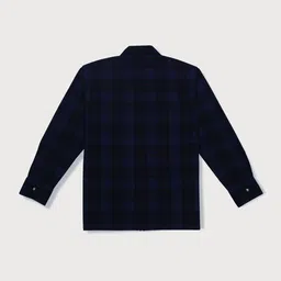Gini and Jony Boys Standard Tartan Checks Opaque Checked Casual Shirt image 3