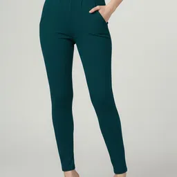 DTR FASHION Women Classic Slim Fit Pleated Trousers-image-90