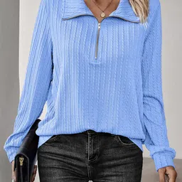 LERIYA FASHION Women Shirt Collar Top-picture-31