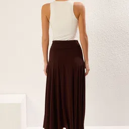 Trendyol Flared Midi Skirt image 5