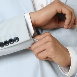 Allen Solly Men Textured Two Piece Suit image 2