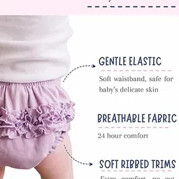 Fancy Walas Infant Girls Pack Of 6 Cotton Basic Briefs FW330_Multi_XL_PK06. image 5