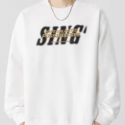 StyleCast Men Typography Printed Round Neck Sweatshirt-picture-23