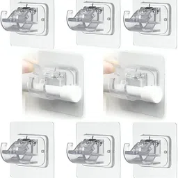 spivora Transparent Self-Adhesive Hook / No Drilling Wall Holder / Curtain Rod Holder / Hook 6-picture-35