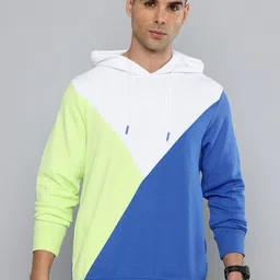 Indian Terrain Colourblocked Hooded Pullover Sweatshirt-picture-18