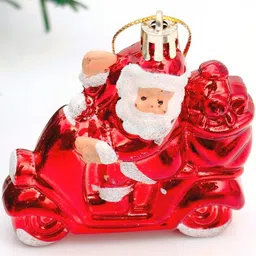 Archies 3Pcs White & Red Christmas Decor Balls image 4