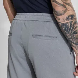 Snitch Men Grey Mid-Rise Slim Fit Trouser image 2