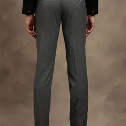 Turtle Men Tailored Tapered Fit Formal Trousers image 4