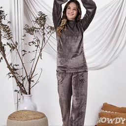 NEUDIS Round Neck Long Sleeves Top With Pyjamas-picture-24