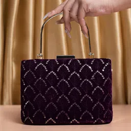 ARTKLIM Embroidered Box Clutch-picture-49