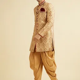 Manyavar Men Thread Embroidered Sherwani Set image 3