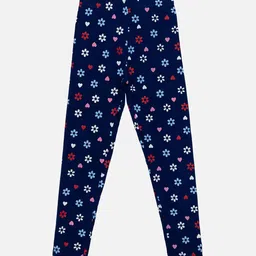 Bodycare Girls Printed Cotton Slim-Fit Ankle-Length Leggings-image-68