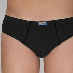 AMUL COMFY Men Pack Of 2 Pure Cotton Mid-Rise Basic Briefs AC-CBRIIE-BK-CB-4XL-2PC image 5