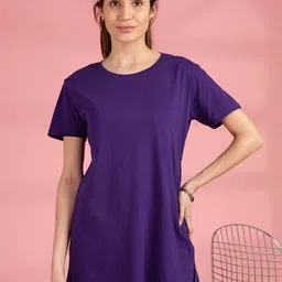 9shines Label Cotton Round Neck Lounge Tshirt image 2