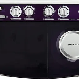 lg 7.5 kg Semi Automatic Top Load Purple image 4