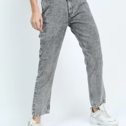 tokyo talkies Women Regular Mid Rise Grey Jeans-picture-25