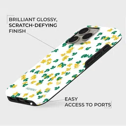 PEEPERLY Unisex iPhone 14 Pro Max Floral Max Florossa Garden Impact Resistant Back Case image 3