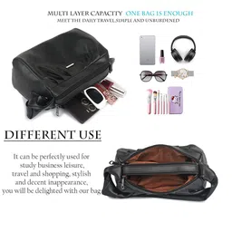 YOYOWING Women Solid Structured Satchel Bag image 3