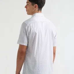 Arrow Abstract Printed Spread Collar Pure Cotton Shirt image 5