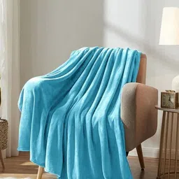 MORADO Blue 300 GSM Double Bed Blanket-image-68