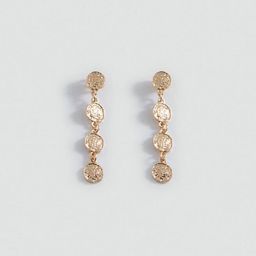MANGO Circular Drop Earrings-picture-20