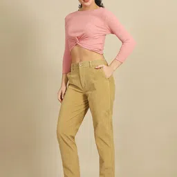 elleven Women Straight Fit Trousers image 4