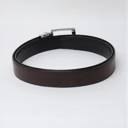 Roadster Men Brown Textured PU Reversible Formal Belt image 3