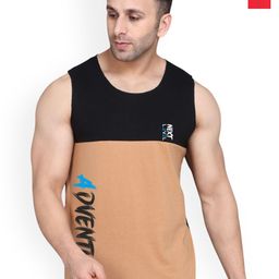 SLOWLORIS Men Pack Of 2 Bio-Wash Printed Gym Innerwear Vests-picture-10